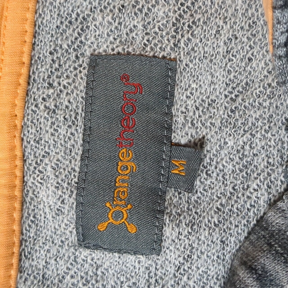 Orange theory Full zip up Grey Women's hoodie Size Medium - Picture 8 of 9